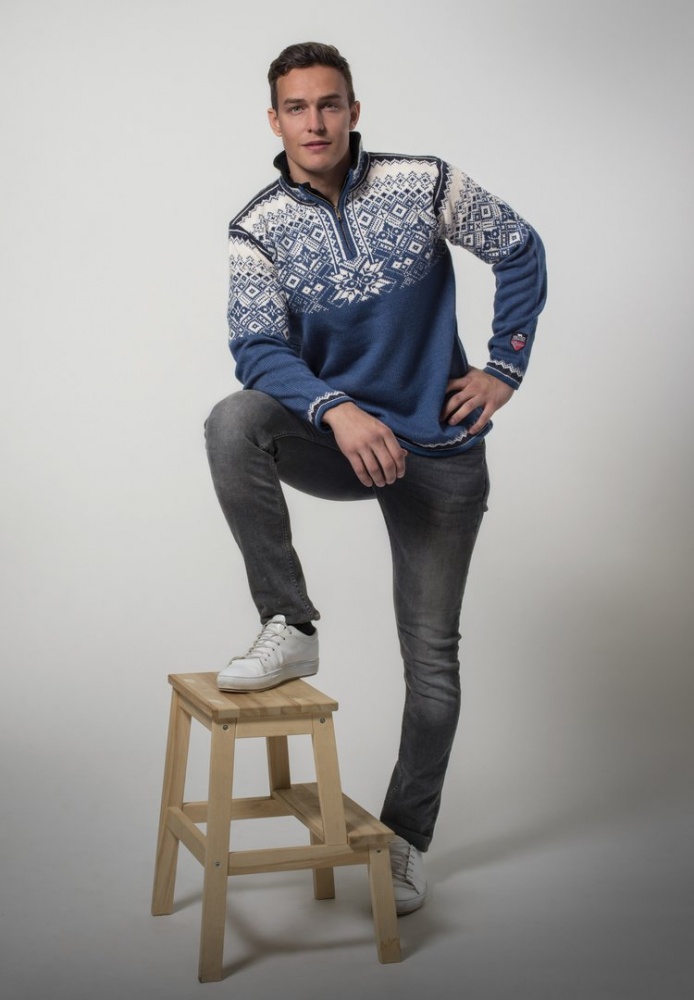 Пуловер мужской Narvik 312 от интернет-магазина натурального трикотажа "SKANTRIKA"